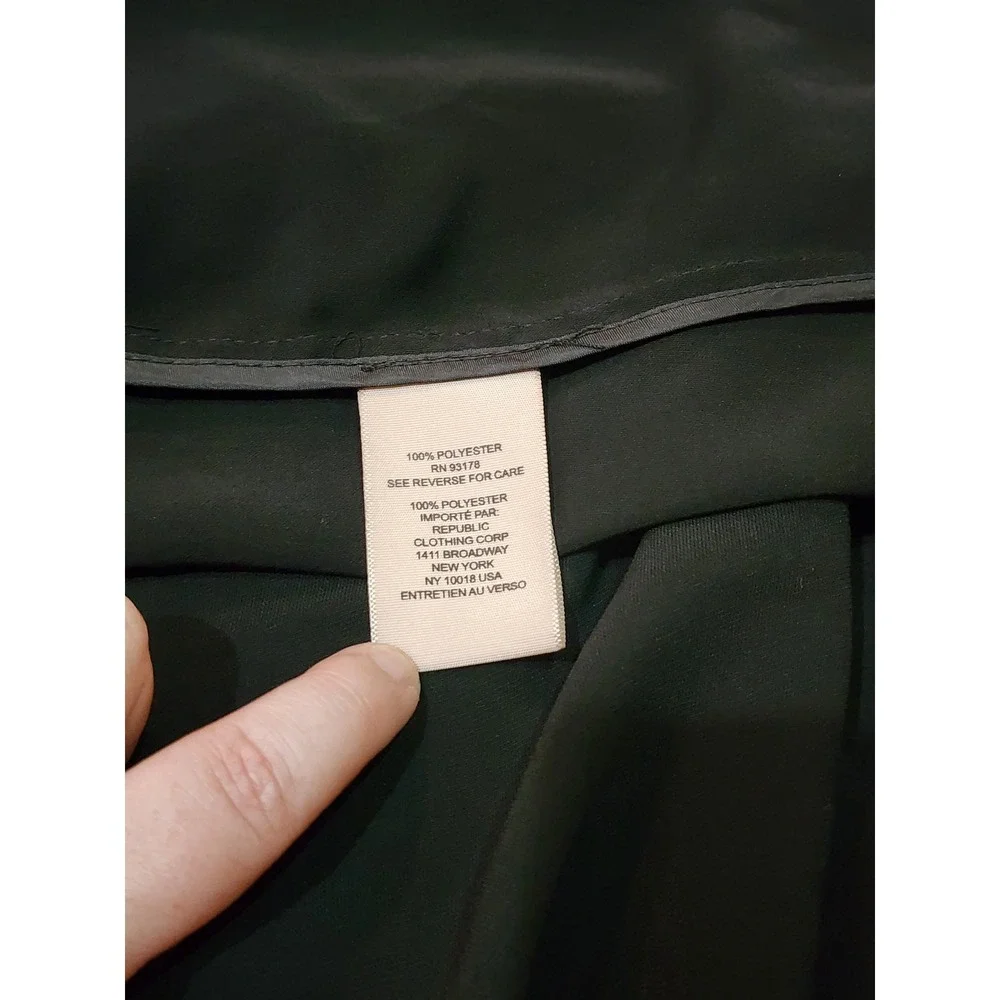 Philosophy Woman Black Open Front Duster Jacket NWT Plus Size 1X Notched Collar